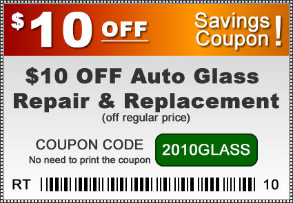 $10 OFF Auto Glass Replacement